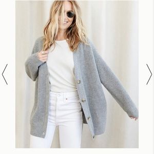 Jenni Kayne Cashmere Cocoon Sweater, Heather Grey